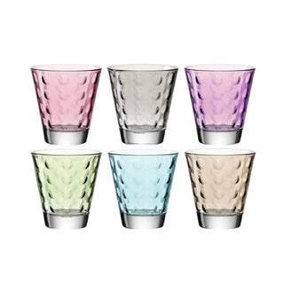 Optic WH Dricksglas 22 cl Flerfärgade 6-pack