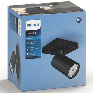 Philips myLiving Kosipo 1 Spot Svart