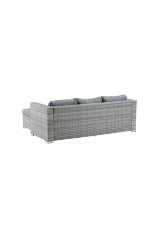 Venture Home Rotterdam schäslong set- Grey Wicker / Grey Cushion