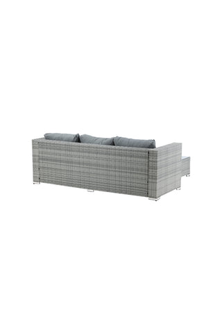 Venture Home Rotterdam schäslong set- Grey Wicker / Grey Cushion