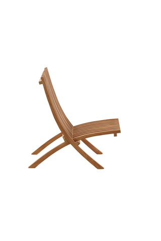 Kenya Sissor Solstol 2-pack - Teak
