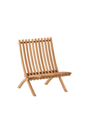 Kenya Sissor Solstol 2-pack - Teak
