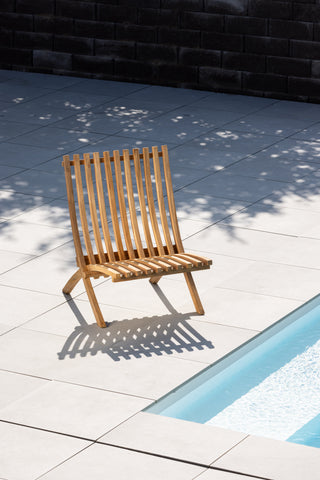 Kenya Sissor Solstol 2-pack - Teak