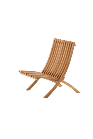 Kenya Sissor Solstol 2-pack - Teak