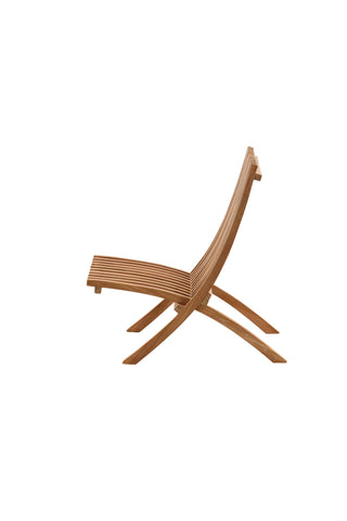 Kenya Sissor Solstol 2-pack - Teak