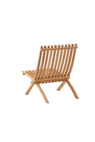 Kenya Sissor Solstol 2-pack - Teak