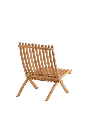 Kenya Sissor Solstol 2-pack - Teak