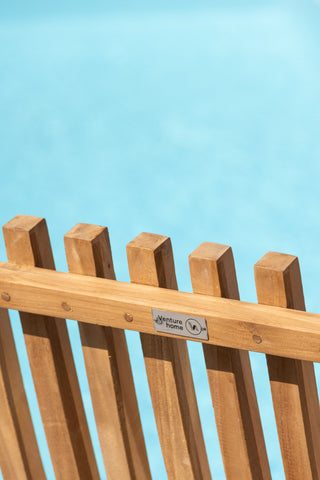 Kenya Sissor Solstol 2-pack - Teak