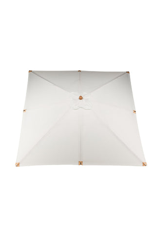 Naxos Paraply - 3*3m - Trä / Ecru Tyg