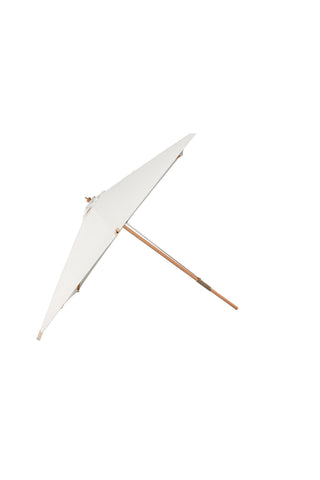 Naxos Paraply - 3*3m - Trä / Ecru Tyg