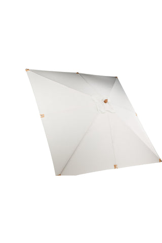 Naxos Paraply - 3*3m - Trä / Ecru Tyg