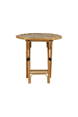 Cane Café bord ø80cm - Bambu