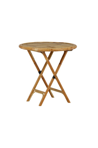 Cane Café bord ø80cm - Bambu
