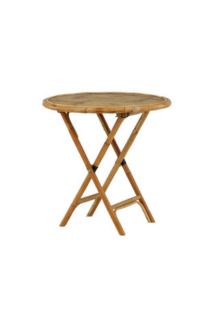 Cane Café bord ø80cm - Bambu