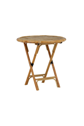 Cane Café bord ø80cm - Bambu