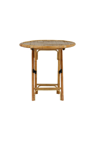Cane Café bord ø80cm - Bambu