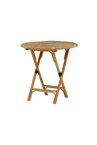 Cane Café bord ø80cm - Bambu