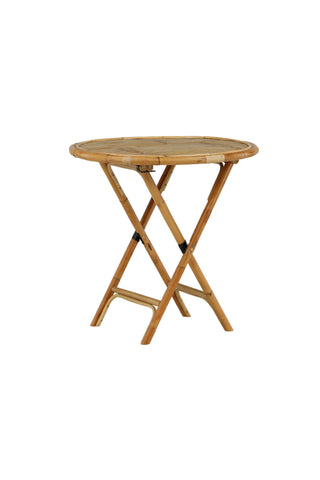 Cane Café bord ø80cm - Bambu