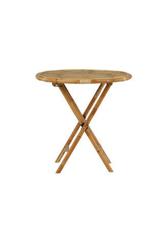 Cane Café bord ø80cm - Bambu