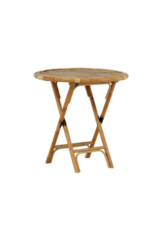 Cane Café bord ø80cm - Bambu