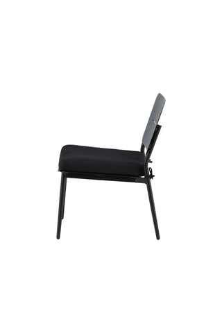 Lina Lounge Chair 2-pack - Svart / Svart Dyna