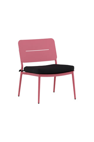 Lina Lounge Chair 2-pack - Rosa / Svart Dyna