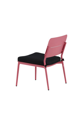 Lina Lounge Chair 2-pack - Rosa / Svart Dyna