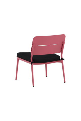 Lina Lounge Chair 2-pack - Rosa / Svart Dyna