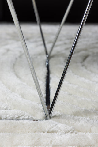 Furniture Fashion Österlen Soffbord - Silver Krom / Klart glas