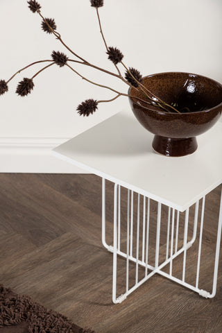 Venture Home Dayton Soffbord - Vit pulverlackering / Vit MDF