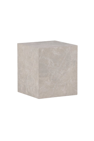 Venture Home York högt soffbord - MDF i beige/marmorlook