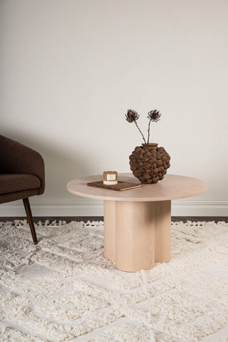 Venture Home Olivia Soffbord - White Wash Faner