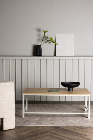 Venture Home Rise Soffbord - Greige / Light Wood MDF