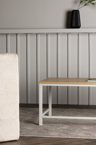 Venture Home Rise Soffbord - Greige / Light Wood MDF