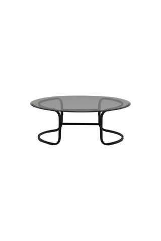 Furniture Fashion Lomma Soffbord - Svart / Klart glas