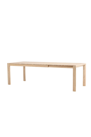 Slider Förlängningsbord - White Wash - 170+40+40cm