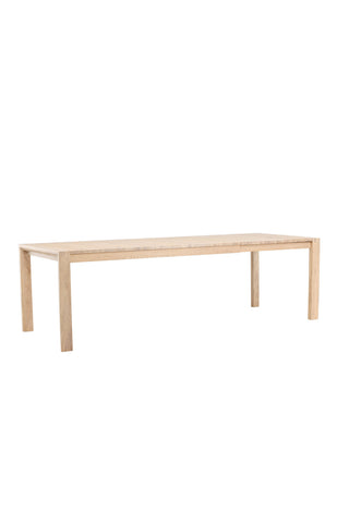 Slider Förlängningsbord - White Wash - 170+40+40cm