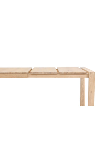 Slider Förlängningsbord - White Wash - 170+40+40cm