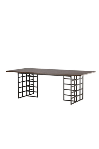 Furniture Fashion Ystad Matbord - Svart / Mocca Ekfaner