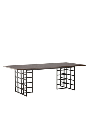 Furniture Fashion Ystad Matbord - Svart / Mocca Ekfaner