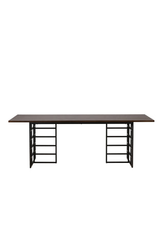 Furniture Fashion Ystad Matbord - Svart / Mocca Ekfaner