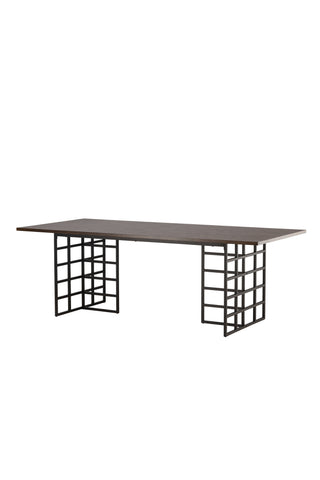 Furniture Fashion Ystad Matbord - Svart / Mocca Ekfaner