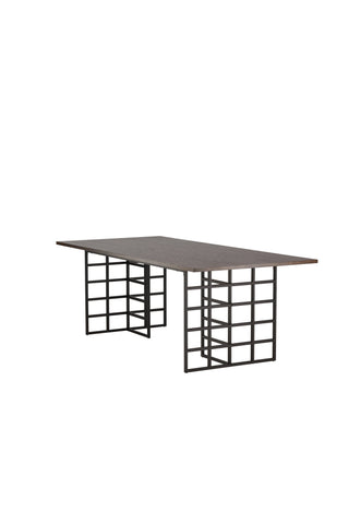 Furniture Fashion Ystad Matbord - Svart / Mocca Ekfaner