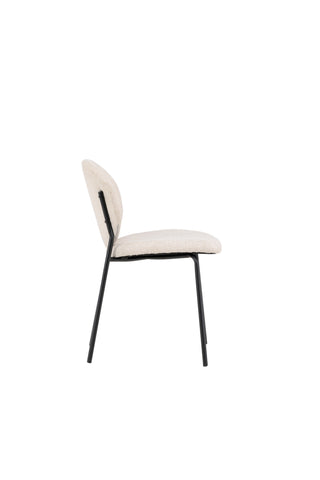 Venture Home Vault Dining Chair 2-pack - Svart / Beige / FSC 100%