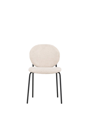 Venture Home Vault Dining Chair 2-pack - Svart / Beige / FSC 100%