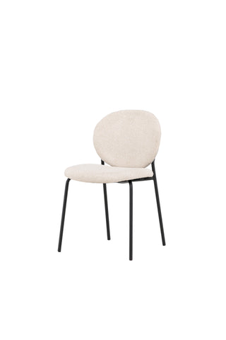 Venture Home Vault Dining Chair 2-pack - Svart / Beige / FSC 100%