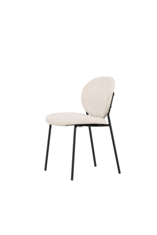 Venture Home Vault Dining Chair 2-pack - Svart / Beige / FSC 100%