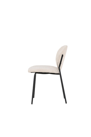 Venture Home Vault Dining Chair 2-pack - Svart / Beige / FSC 100%