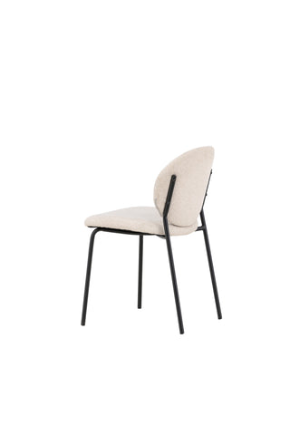 Venture Home Vault Dining Chair 2-pack - Svart / Beige / FSC 100%