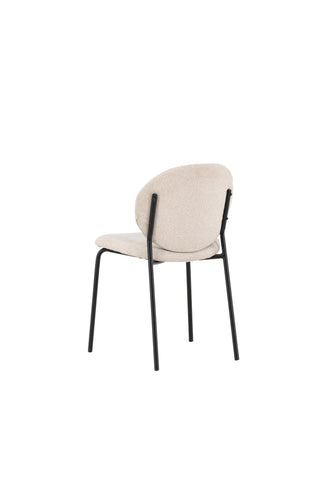 Venture Home Vault Dining Chair 2-pack - Svart / Beige / FSC 100%